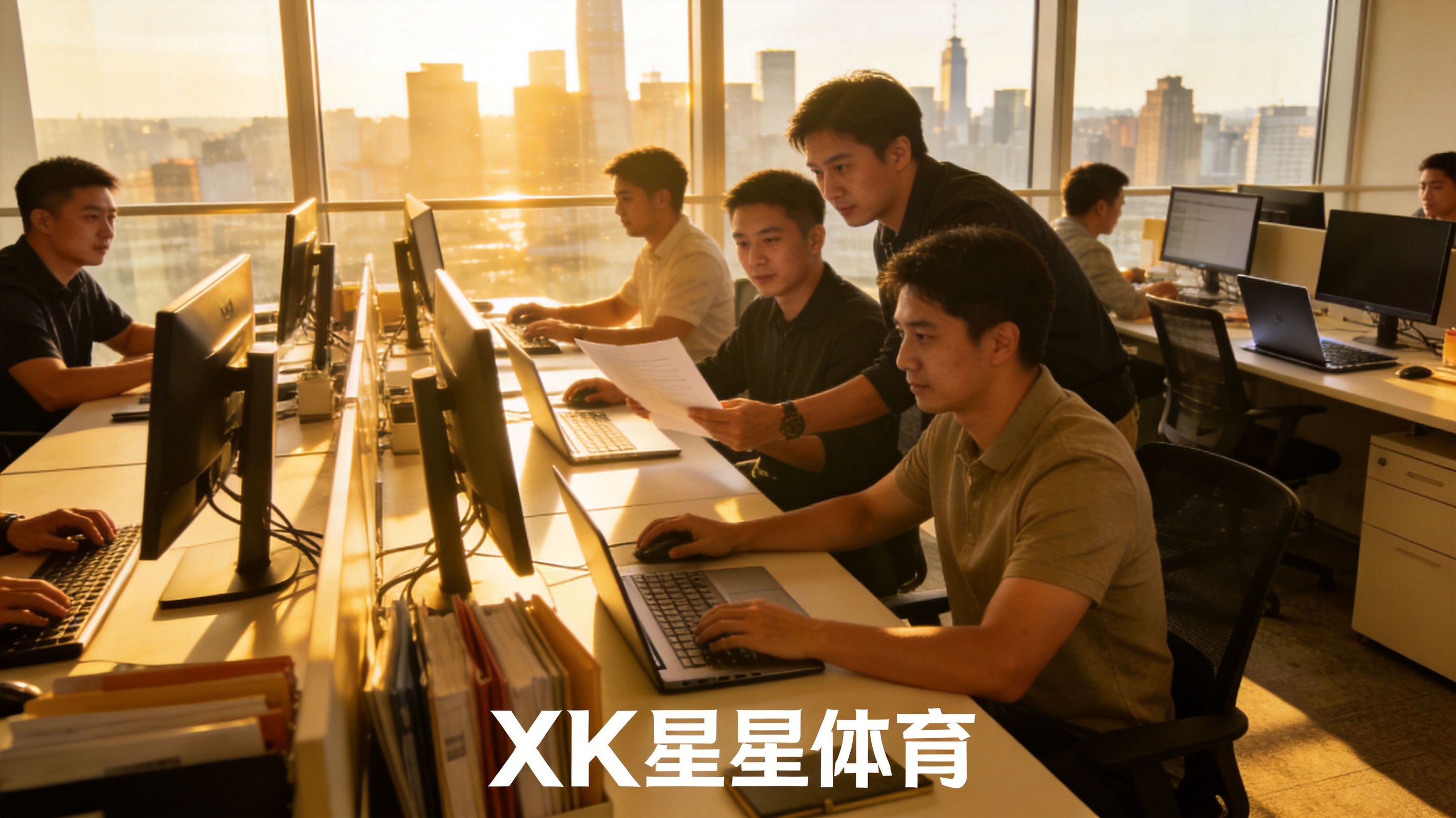XK星空体育团队办公与赛事数据工作场景